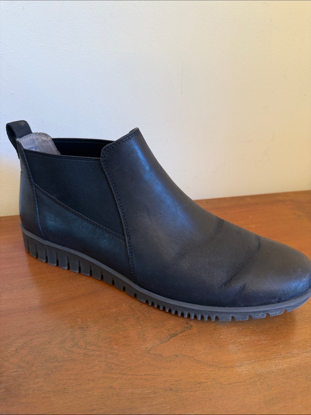 Dansko Louisa Black Leather Ankle Booties, size EU 42 US 11